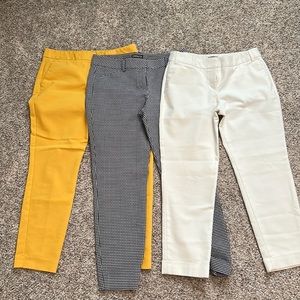 3 express cropped wok pants